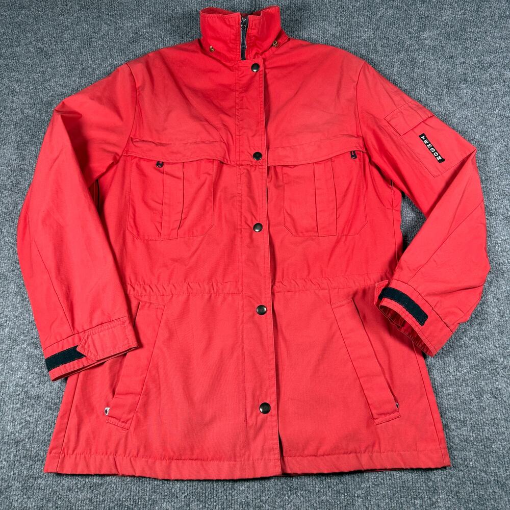 Vintage Tenson Ski Jacket Men's Full Zip Cotton Red/Orange Sweden Size 40 Medium